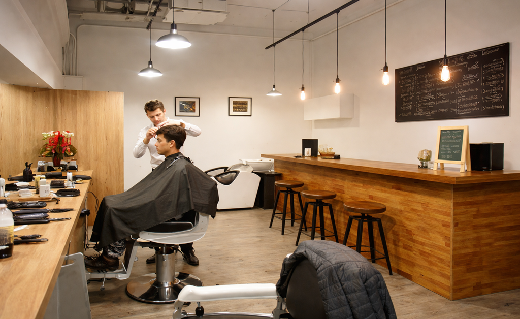 Barbers and Cafes